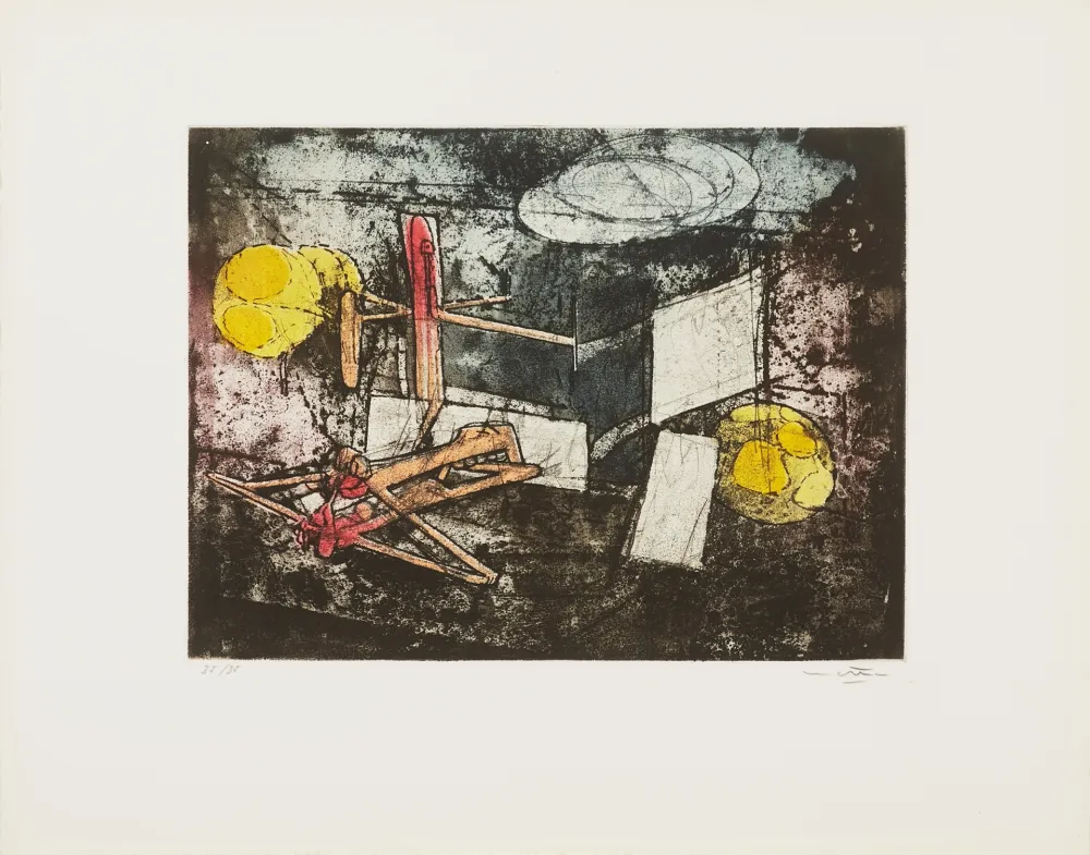 Aguafuerte Y Aguatinta Matta - Passage et sage du couple