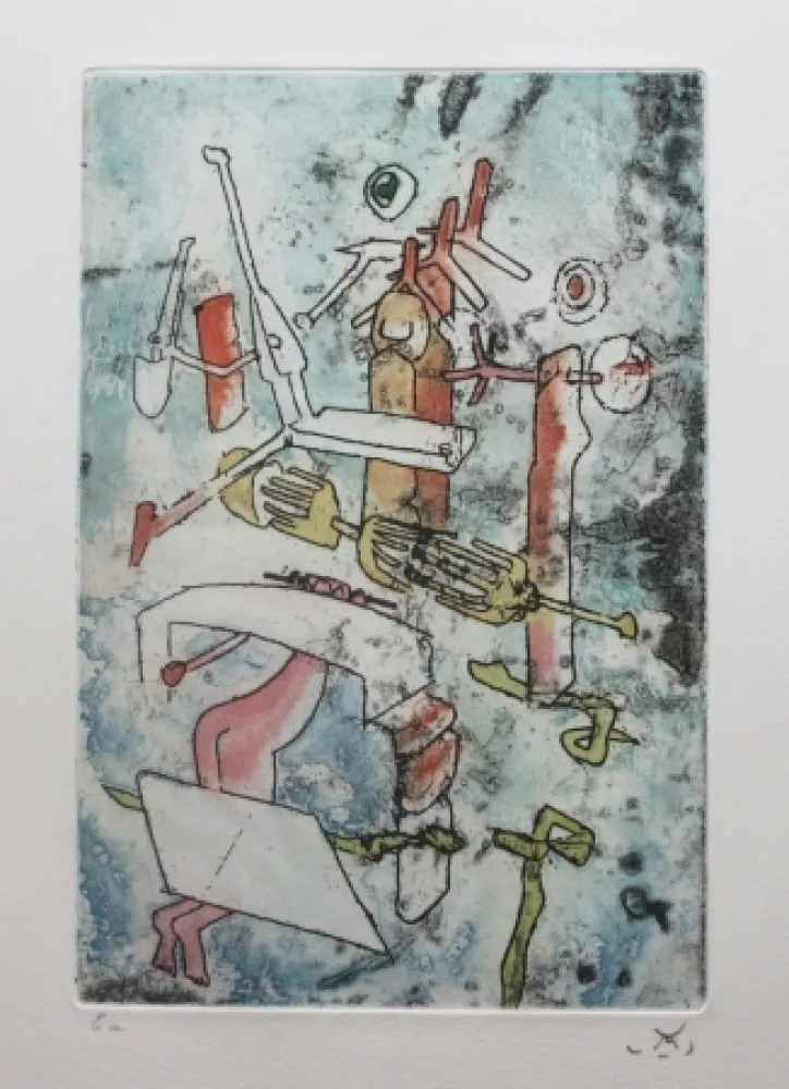 Aguafuerte Y Aguatinta Matta - Songe songé