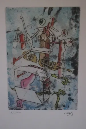 Aguafuerte Y Aguatinta Matta - Songes songés.