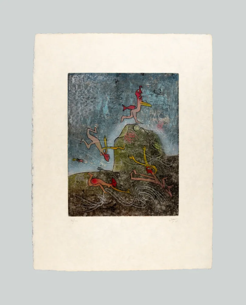 Grabado Matta - Surrealistes