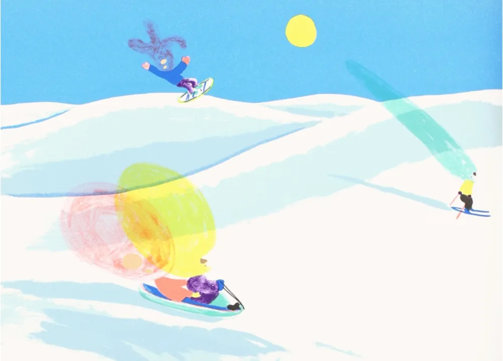 Litografía Mcdonald  - Ski Getaway