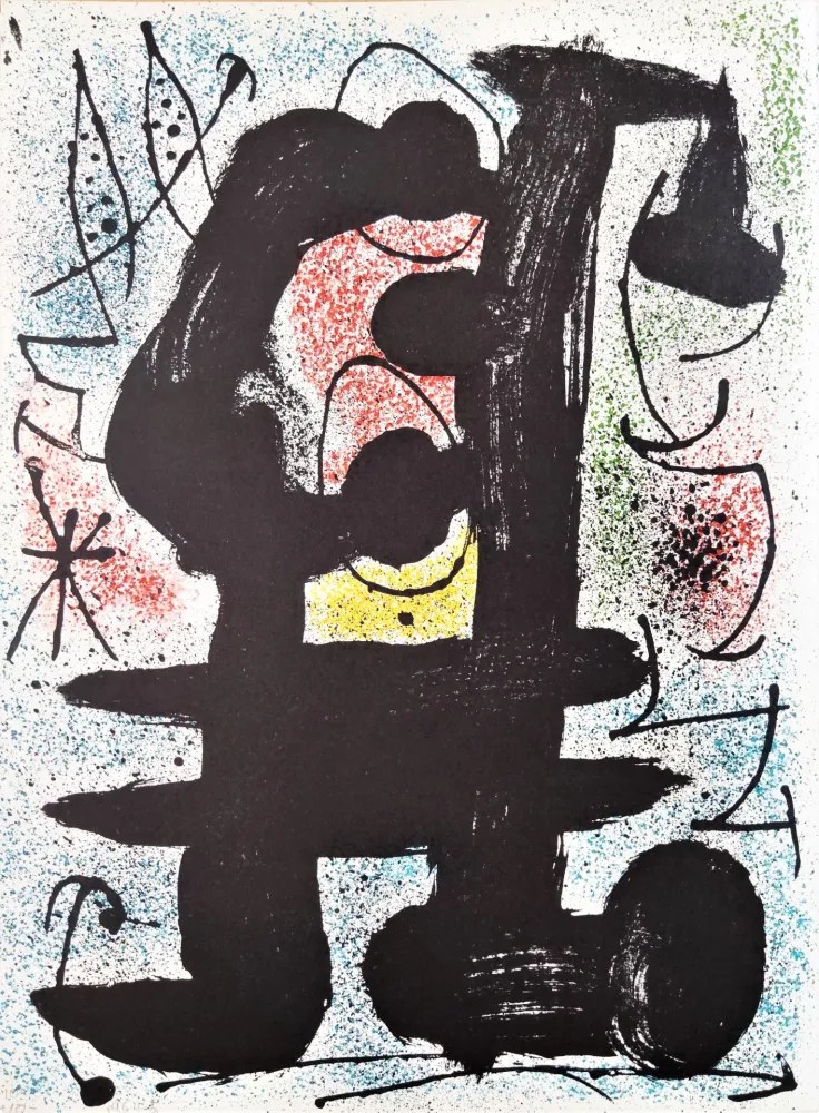 Litografía Miró - Composition