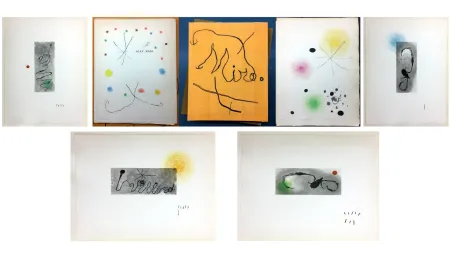 Libro Ilustrado Miró - HÉRACLITE D'ÉPHÈSE. Avec 12 gravures originale de Joan Miró (1965)