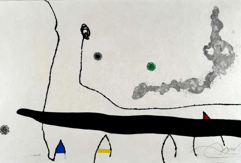 Aguafuerte Y Aguatinta Miró - Le marteau sans maître (planche XXIII) 