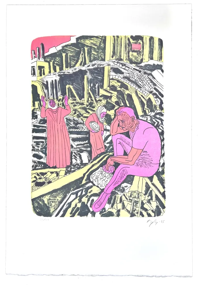 Litografía Nørgaard - Mémoire d'outre tombe 4