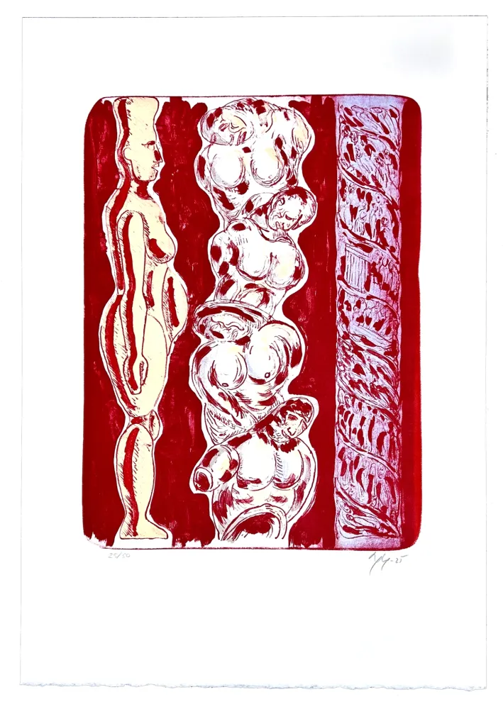 Litografía Nørgaard - Mémoire d'outre tombe 6