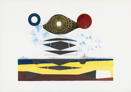 Litografía Penrose - Hommage (a Man Ray)