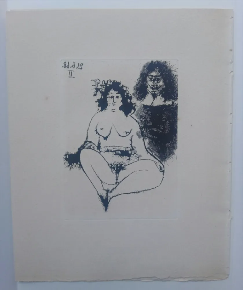 Aguatinta Picasso - 21 Jun 1968 II - La Celestina - La Célestine