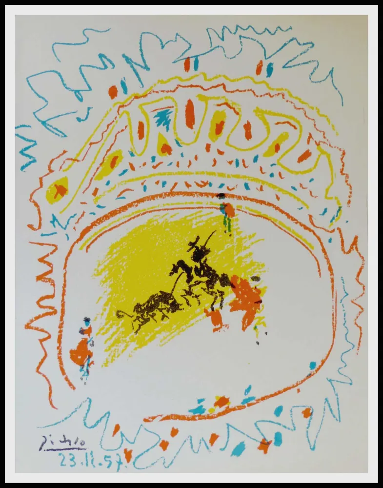 Litografía Picasso - La Pique (Corrida) 