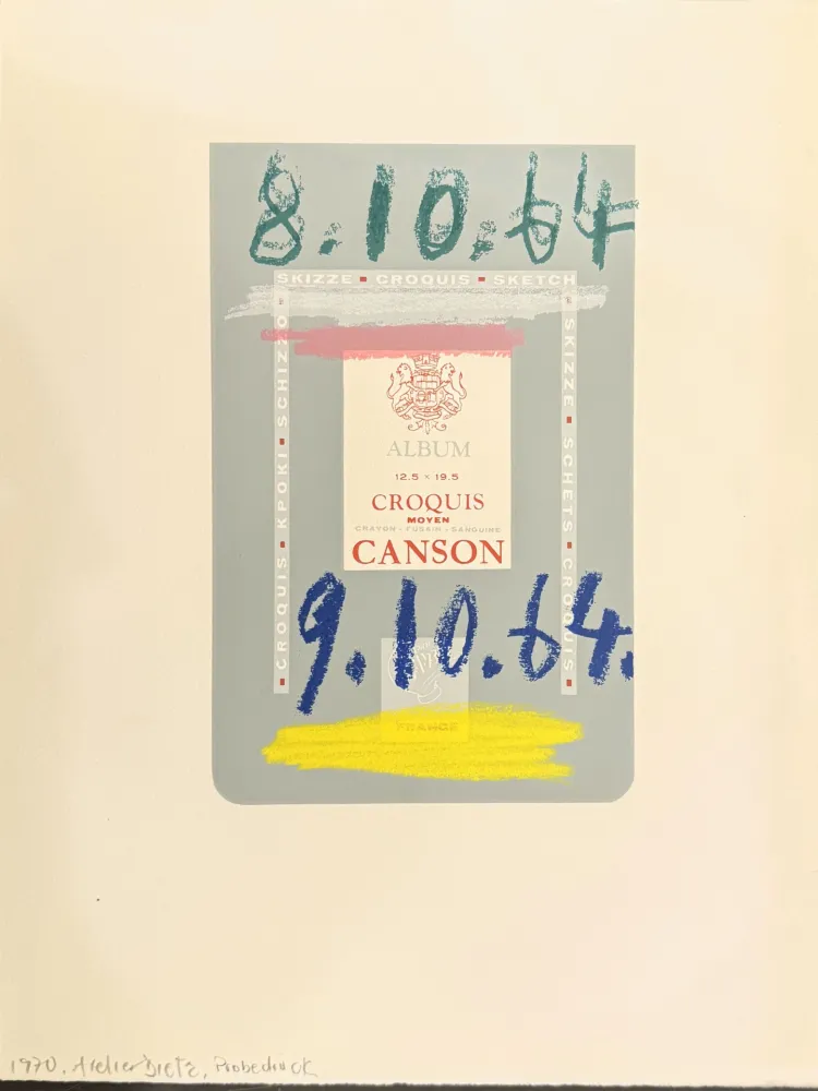 Litografía Picasso - Le goût du bonheur. Trois carnets d`atelier. 1970.