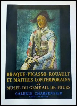 Cartel Picasso - PABLO PICASSO, MUSÉE DU GEMMAIL À TOURS GALERIE CHARPENTIER 