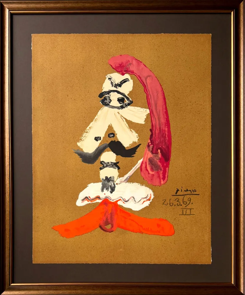 Litografía Picasso - Portraits Imaginaires 26.3.69 III