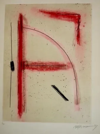 Aguafuerte Ràfols Casamada - Abstract