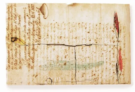 Aguafuerte Y Aguatinta Riera I Arago - Airplane with Red Propeller