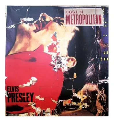 Serigrafía Rotella - Assalto nella notte