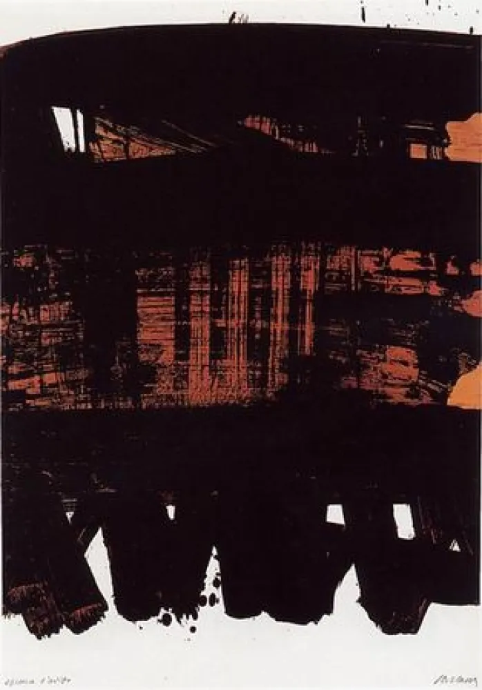 Sin Técnico Soulages - Lithographie n°22