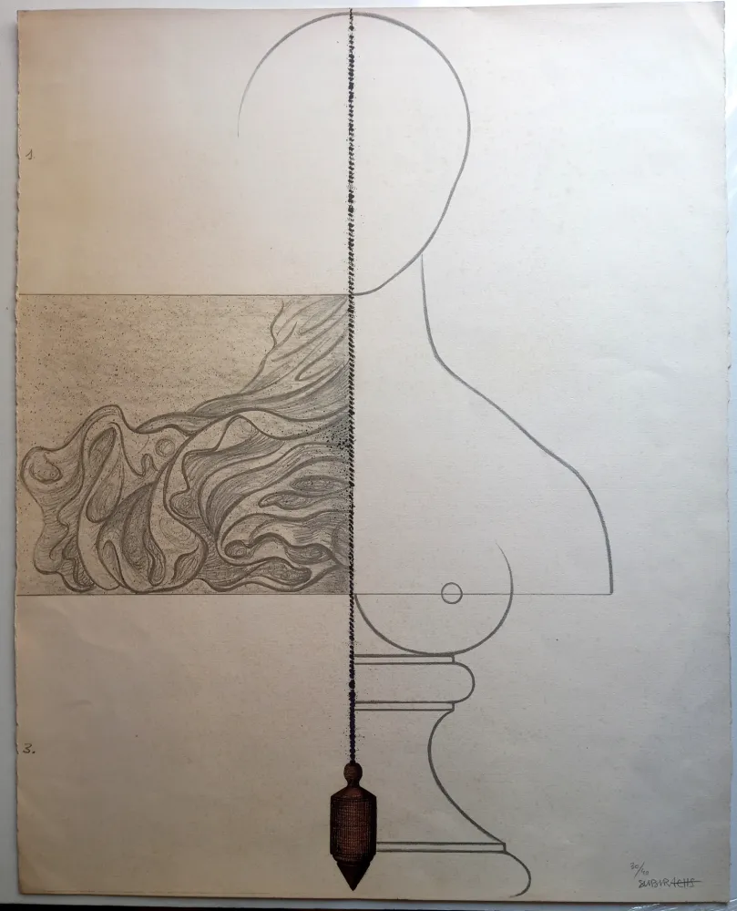 Litografía Subirachs - Teresa Bonjour