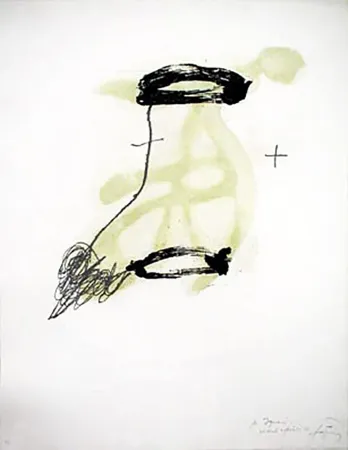 Grabado Tàpies - Un Fragment De Statue