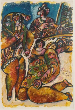 Litografía Tobiasse - Fenêtres d'amour, labyrinthes infinis