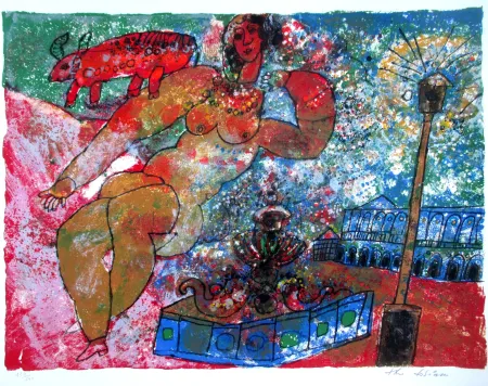 Litografía Tobiasse - The Song of Songs 2