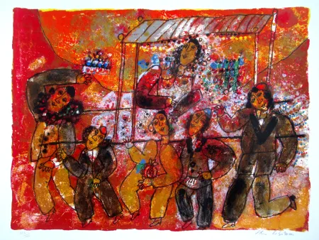 Litografía Tobiasse - The Song of Songs 3