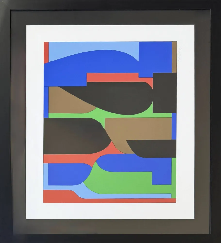 Litografía Vasarely - Denfert