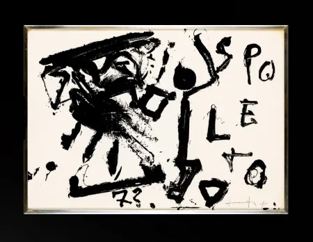 Litografía Vedova - Spoleto 73