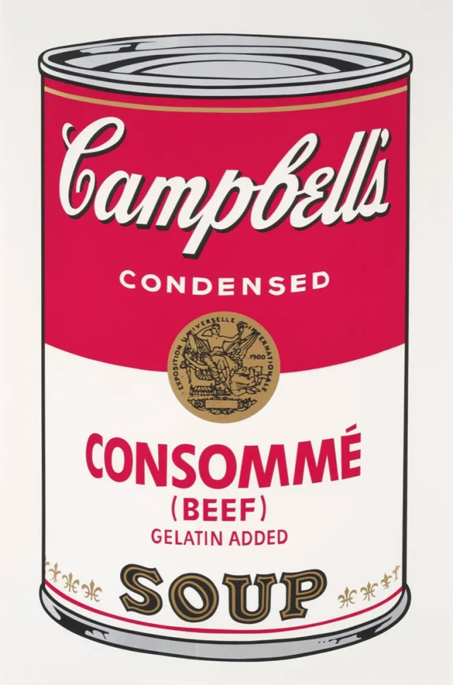 Serigrafía Warhol - Campbell's Soup: Consommé (FS II.52)