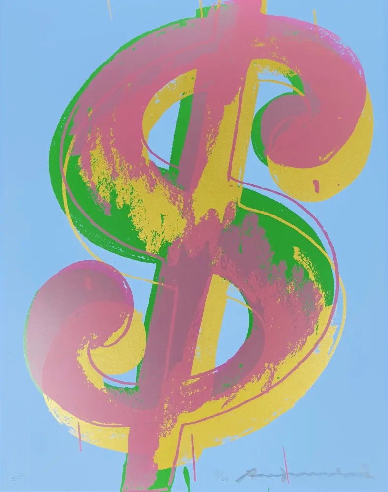 Serigrafía Warhol - Dollar Sign (1) 277