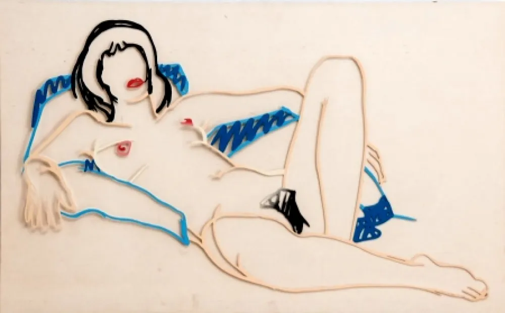 Sin Técnico Wesselmann - Monica Lying on Blanket