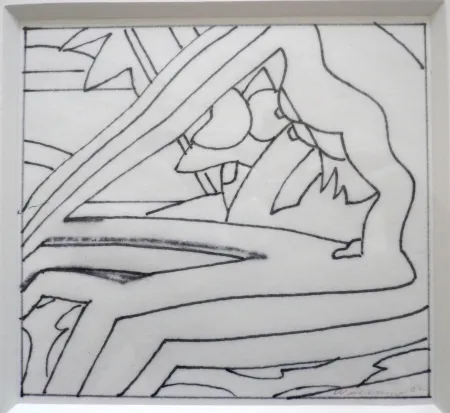 Sin Técnico Wesselmann - Study for Sunset Nude with Red stockings