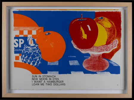 Litografía Wesselmann - Sun In Stomach New Moon In Eyes, 1964 – Hand-signed & framed