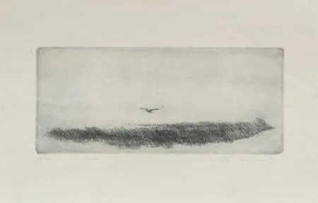 Grabado Zobel - La cigüeña