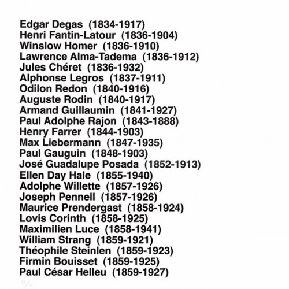 Litografía Aballí - Portfolio HISTORY OF PRINTMAKERS (287 NAMES)