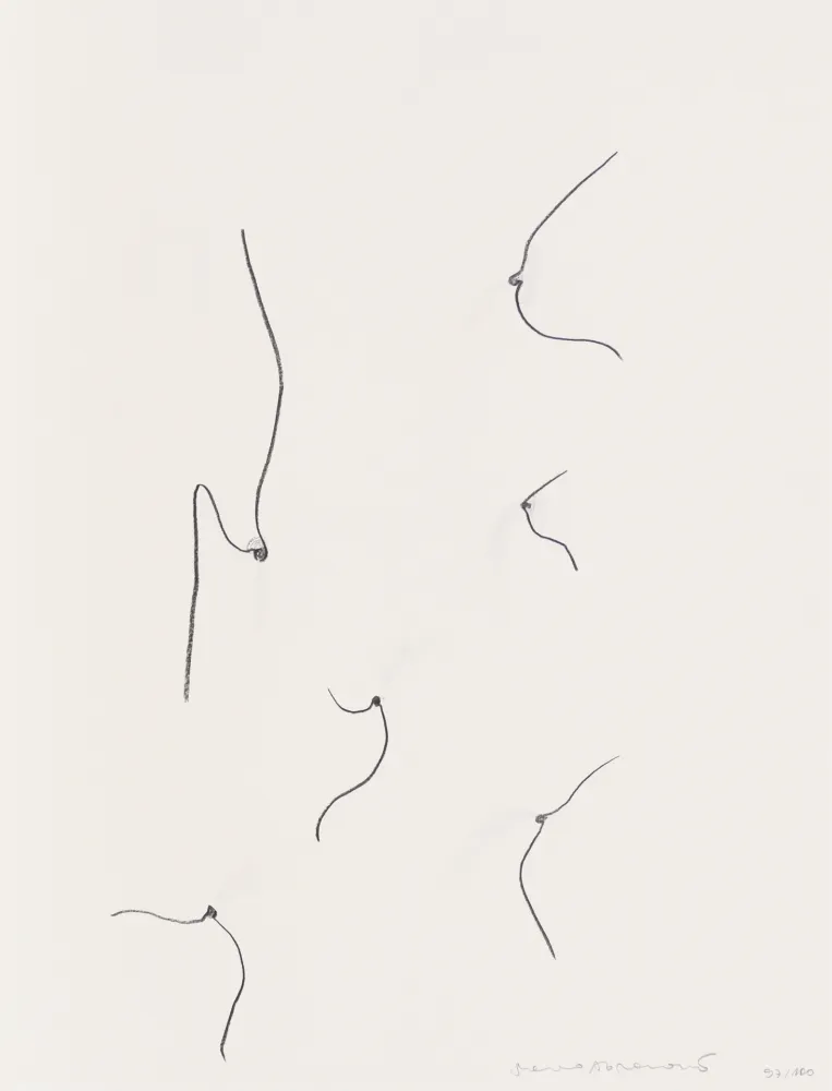 Litografía Abramovic - Untitled