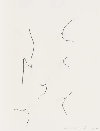 Litografía Abramovic - Untitled