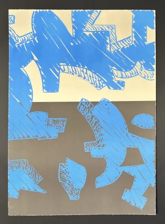 Litografía Accardi - Carla Accardi (1924 - 2014) - Blu - Color Lithograph