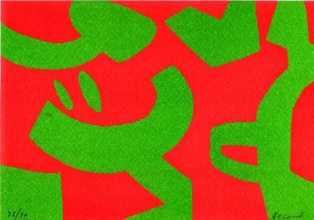 Litografía Accardi - Senza titolo