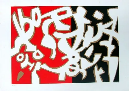 Litografía Accardi - Senza titolo