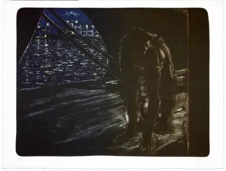 Litografía Aceves Humana - Sans titre