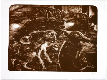 Litografía Aceves Humana - Sans titre