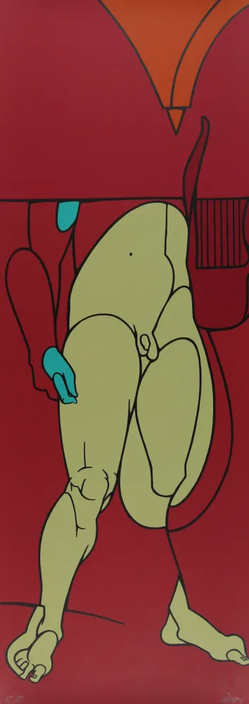 Litografía Adami - Achille