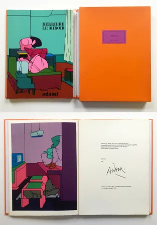 Libro Ilustrado Adami - ADAMI. Derrière le Miroir n° 188. Nov. 1970. TIRAGE DE LUXE SIGNÉ.