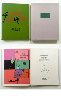 Libro Ilustrado Adami - ADAMI. Derrière le Miroir n° 206. Nov. 1973. TIRAGE DE LUXE SIGNÉ.