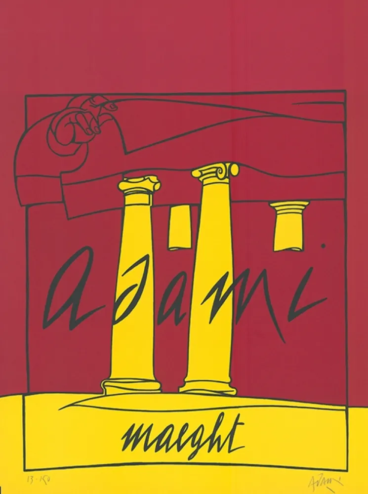 Litografía Adami - Adami /  Maeght