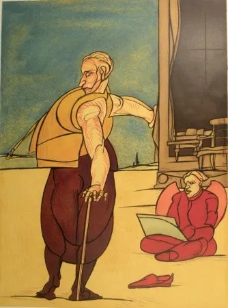 Litografía Adami - Angelus