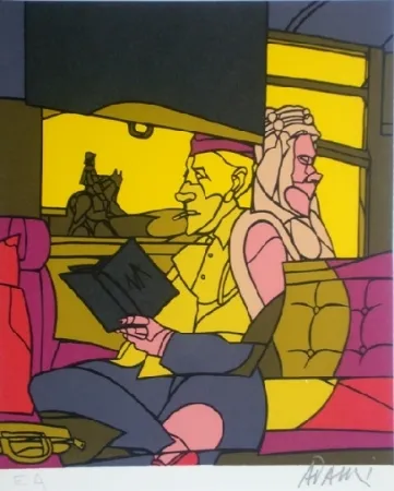 Litografía Adami - Dancer