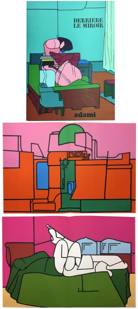 Libro Ilustrado Adami - Derrière le Miroir n° 188. ADAMI. Novembre 1970.