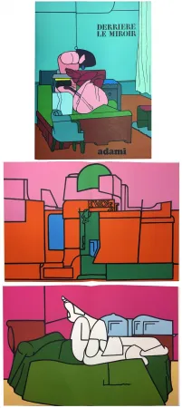 Libro Ilustrado Adami - Derrière le Miroir n° 188. ADAMI. Novembre 1970.