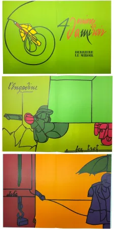 Libro Ilustrado Adami - Derrière le Miroir n° 206 . ADAMI . Novembre 1973.